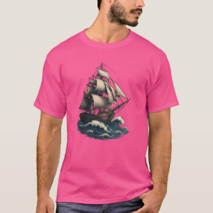 Zeitlose Reise - Vintage Segelträume T-Shirt