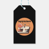 Zeitlose Retro Vibes Geschenkanhänger (Vorderseite)