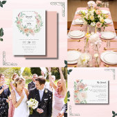 Zeitlose romanische Blumenzeremonie Tischnummer