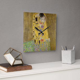Zeitlose Romantik: Gustav Klimts Uhr "Der Kuss"