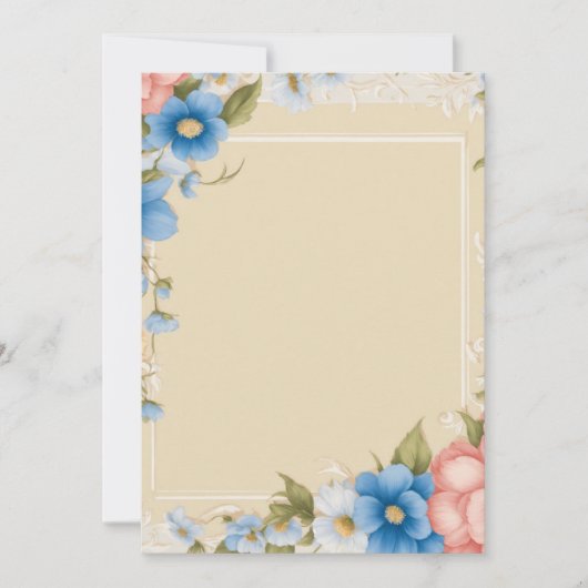 Zeitlose Romantik: Save the Date 5"x7" Flachkarte (Vorderseite)