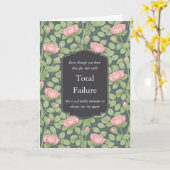 Zeitlose Rose Creative Personalisiert Slate Blue Karte (Gelbe Blume)