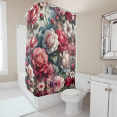 Zeitlose Rose Duschvorhang (Beispiel)