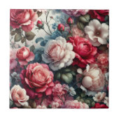 Zeitlose Rose Fliese (Vorderseite)