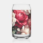 Zeitlose Rose Floraler Charme Dosenglas (Rückseite)