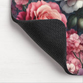 Zeitlose Rose Floraler Charme Mousepad (Ecke)