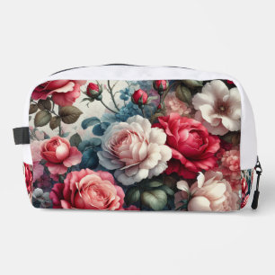 Zeitlose Rose Floraler Charme Waschbeutel