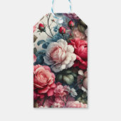 Zeitlose Rose Geschenkanhänger (Vorderseite)