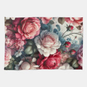 Zeitlose Rose Geschirrtuch (Horizontal)