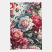 Zeitlose Rose Geschirrtuch (Vertikal)