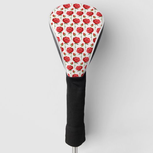 Zeitlose Rose Golf Headcover (Vorderseite)