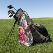 Zeitlose Rose Golfhandtuch (Gras)
