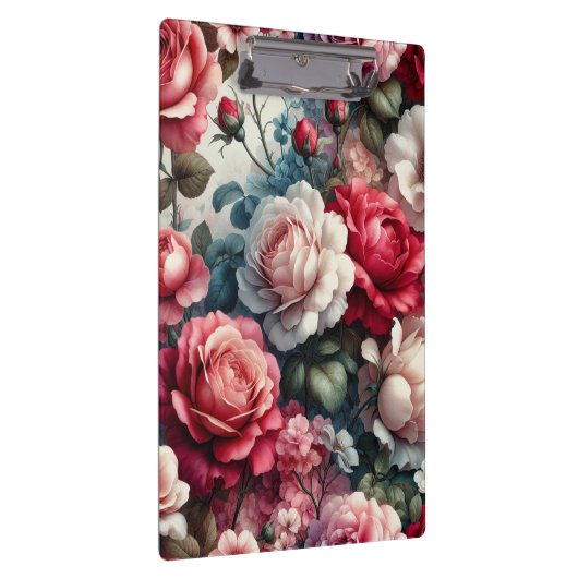 Zeitlose Rose Klemmbrett (Rechts)