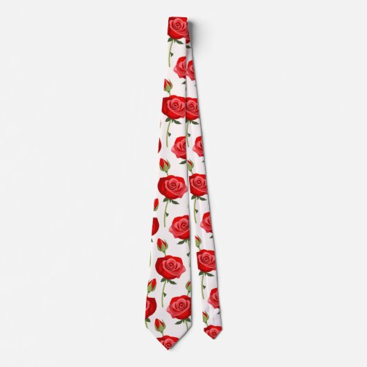 Zeitlose Rose Krawatte (Vorderseite)