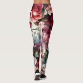 Zeitlose Rose Leggings (Rückseite)
