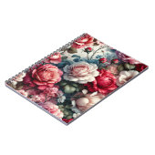 Zeitlose Rose Notizblock (Linke Seite)