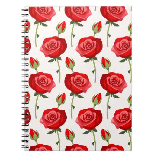 Zeitlose Rose Notizblock (Vorderseite)
