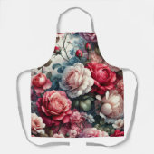 Zeitlose Rose Schürze (Vorderseite)