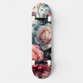 Zeitlose Rose Skateboard (Vorderseite)
