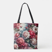 Zeitlose Rose Tasche (Rückseite)