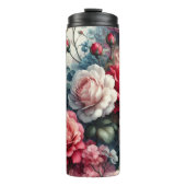 Zeitlose Rose Thermosbecher (Vorderseite)