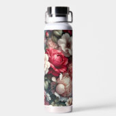 Zeitlose Rose Trinkflasche (Rückseite)