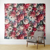 Zeitlose Rose Wandteppich (Beispiel (Horizontal))