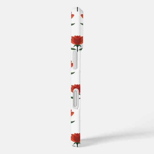 Zeitlose Rote Rose Case-Mate iPhone Hülle (Rückseite / Rechts)