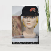 Zeitlose Sammlung von Schätzen Dankeskarte (Vorderseite)