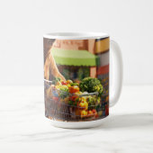 "Zeitlose Schätze: Entdecken Sie unsere Online-Uhr Kaffeetasse (VorderseiteRechts)