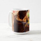 "Zeitlose Schätze: Entdecken Sie unsere Online-Uhr Kaffeetasse (Vorderseite Links)