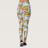Zeitlose Schätze Rainbows und Einhörner Leggings (Rückseite)