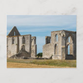 Zeitlose Schönheit: Abbey Notre-Dame de Ré Postcar Postkarte (Vorderseite)
