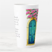 Zeitlose Schönheit Ancient Doorway Mutter Day Gedi Milchtasse (Vorderseite)