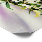 Zeitlose Schönheit, Bridal Cascading Bouquet 2, Poster (Ecke)