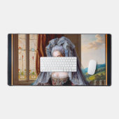 Zeitlose Schönheit einer majestätischen Dame mit S Schreibtischunterlage (Tastatur & Maus)