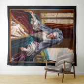 Zeitlose Schönheit einer majestätischen Dame mit S Wandteppich (Beispiel (Horizontal))