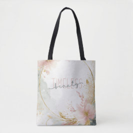 Zeitlose Schönheit - Zalara Luxe Tan & Gold Marmor Tasche