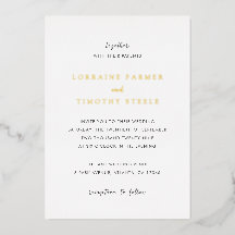 Zeitlose Schwarz-Weiß-Hochzeit