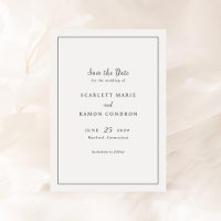 Zeitlose Schwarz-Weiß-Hochzeit