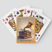 "Zeitlose Soundqualität" Spielkarten (Rückseite)