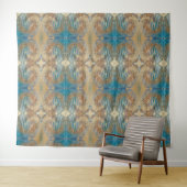 Zeitlose Staaten - Kunstband Wandteppich (Beispiel (Horizontal))