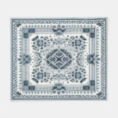 Zeitlose Stickerei #5 Fleecedecke (Vorderseite (Horizontal))