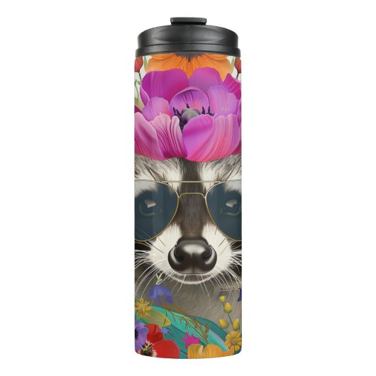 Zeitlose Stile, Raccon Thermosbecher (Vorderseite)