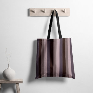 Zeitlose Streifen Aubergine-Farbe Tasche
