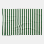Zeitlose Streifen Grün Geschirrtuch (Horizontal)