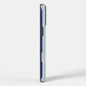 Zeitlose Streifen Navy Blue Case-Mate iPhone Hülle (Rückseite / Rechts)