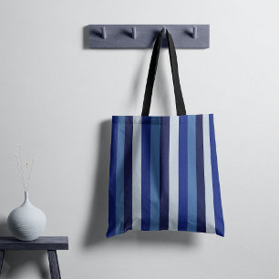 Zeitlose Streifen Navy Blue Tasche
