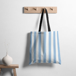 Zeitlose Streifen Soft Blau Tasche