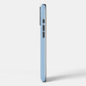 Zeitlose Streifen weich blau Case-Mate iPhone Hülle (Rückseite / Links)